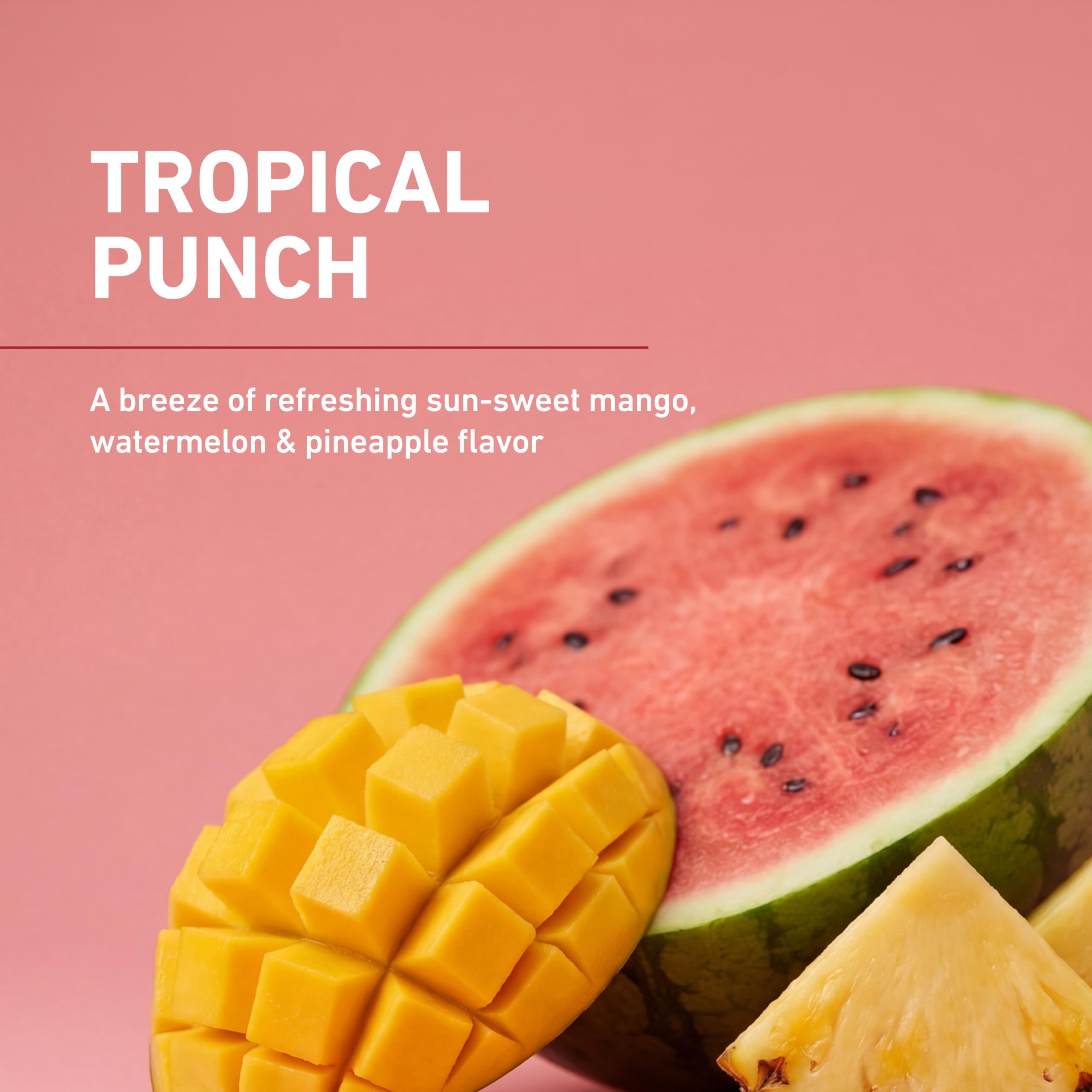 Isopure vaso preparado Tropical Punch listo para beber y refrescar