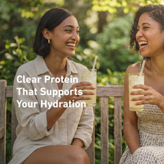 Isopure después de entreno con bebida refrescante para recuperación