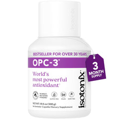 Isotonix frasco delantero y etiqueta clara mostrando información del suplemento