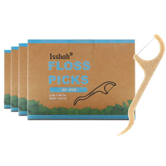 Isshah imagen frontal del empaque mostrando 200 picks, práctico y ecológico