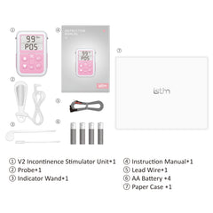 iSTIM V2 en un ambiente de baño ordenado, aspecto discreto y almacenamiento seguro
