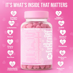 It Girl Vitamins gomitas con glutatión y antioxidantes para protección diaria.