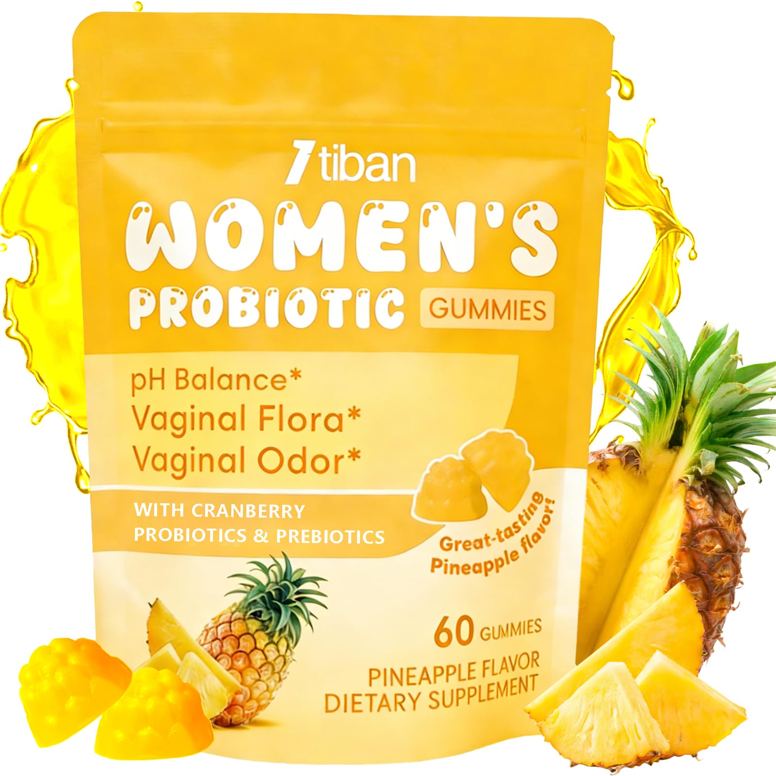 Itiban envase frontal mostrando 60 gomitas y beneficios visibles