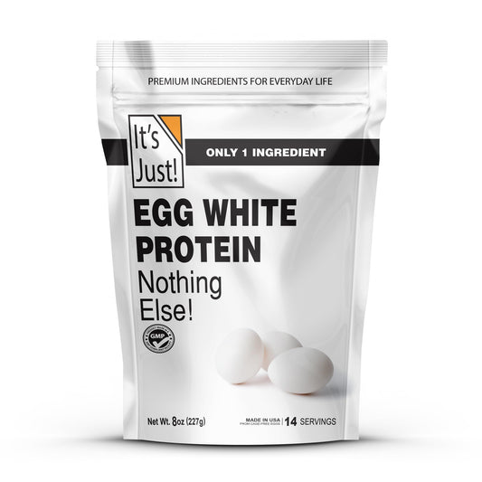 It's Just! empaque frontal mostrando 8 oz y claim de un solo ingrediente