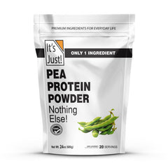 It's Just! envase frontal 1.5 lb con proteína vegana, facilidad de uso
