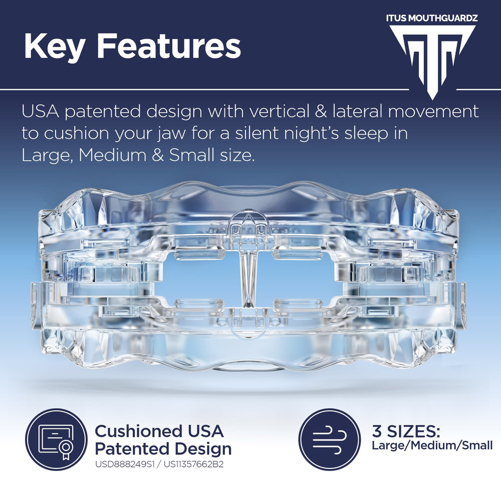 Itus Mouthguardz detalle de textura que muestra comodidad duradera