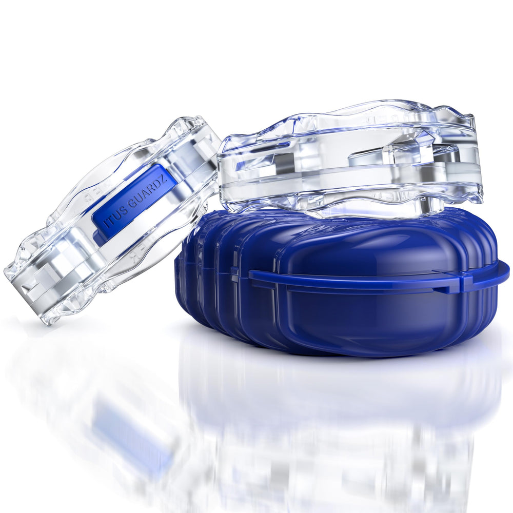 Itus Mouthguardz SilentZzz frontal del empaque mostrando contenido y beneficios