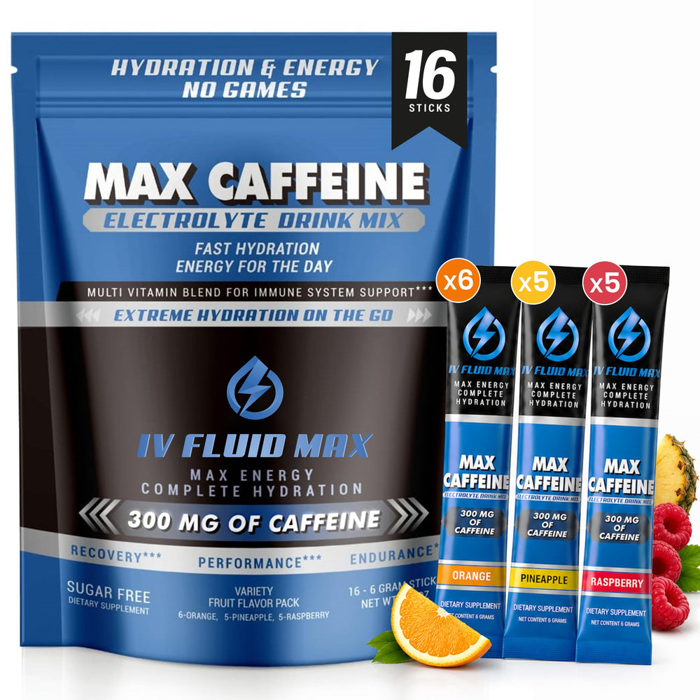 IV FLUID MAX empaque frontal mostrando información clave y conveniencia