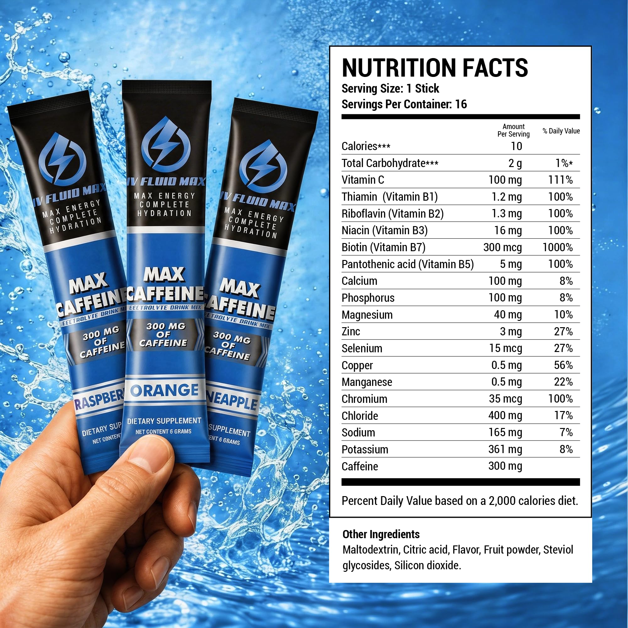 IV FLUID MAX persona activa bebiendo tras entrenamiento, energía y recuperación