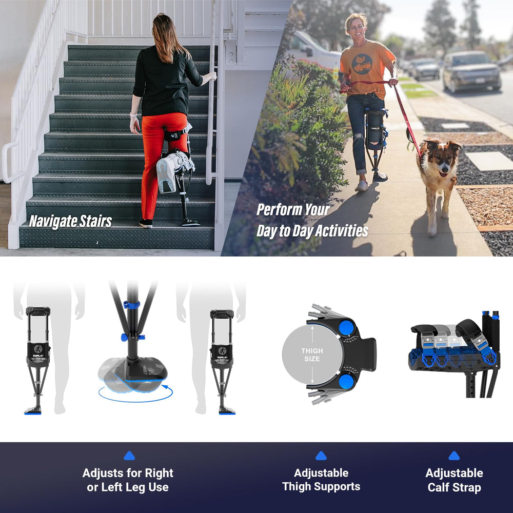iWALK3.0 comparación de tamaño junto a objeto cotidiano para referencia