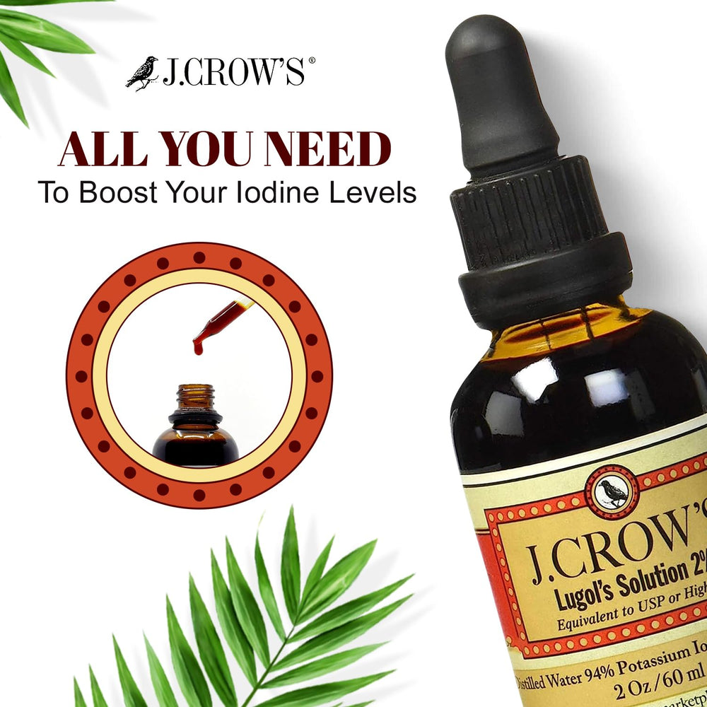 J. CROW'S etiqueta con ingredientes y beneficios visibles