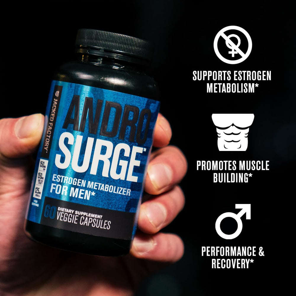 Jacked Factory Androsurge textura de cápsula en acercamiento que muestra calidad