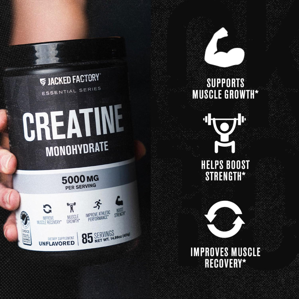 Jacked Factory polvo integrado en batido, versátil para combinar con proteína