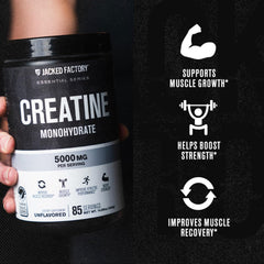Jacked Factory polvo integrado en batido, versátil para combinar con proteína