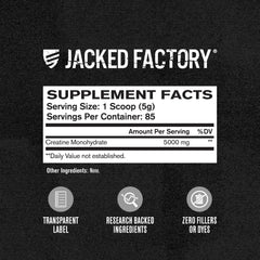 Jacked Factory caja de presentación con sellos de prueba, garantía de calidad
