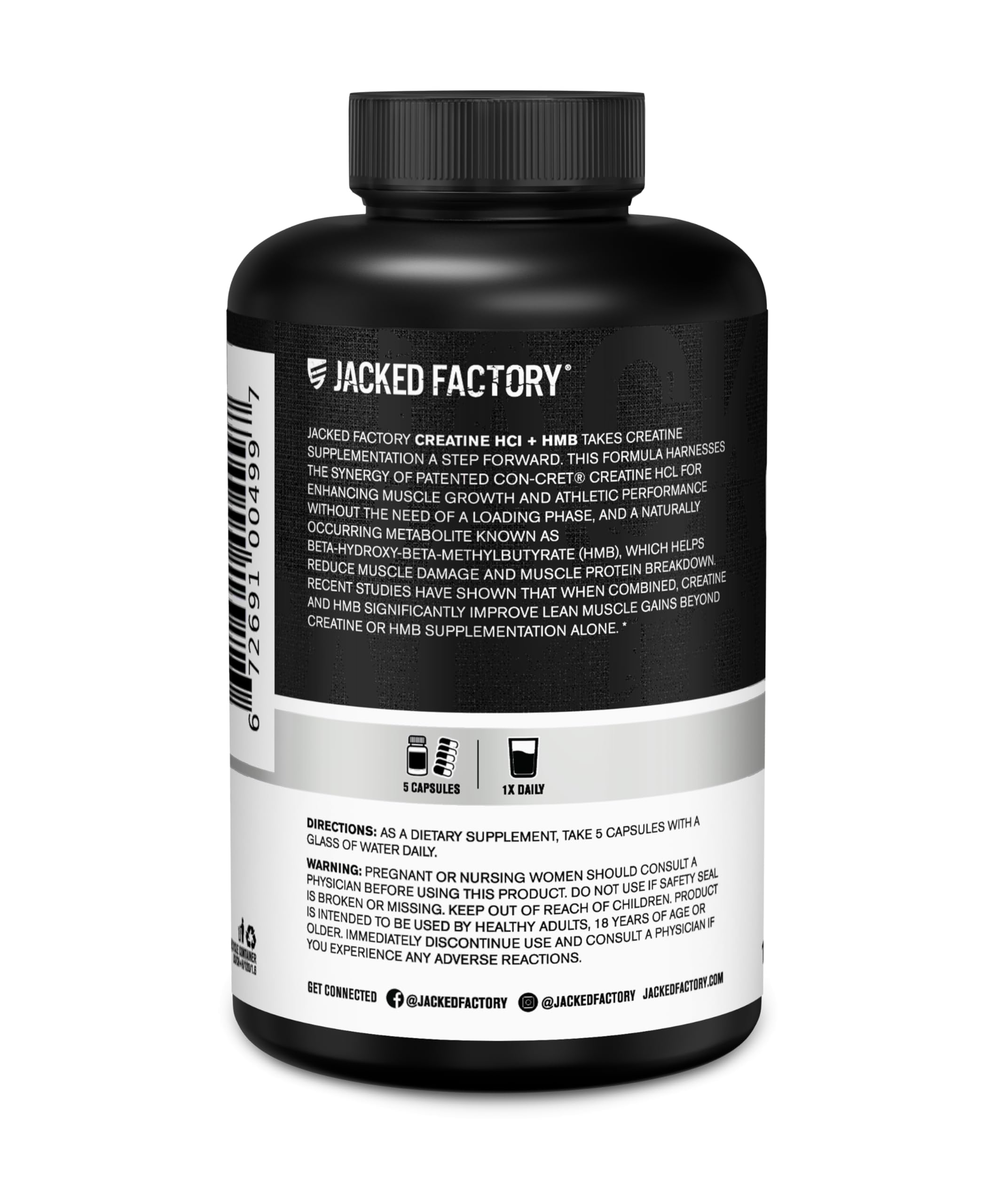 Jacked Factory detalle de vitamina D y calcio para apoyo muscular