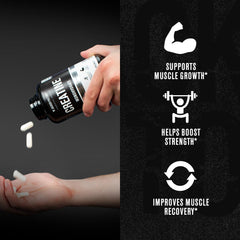 Jacked Factory etiqueta detallada con ingredientes y certificación clara
