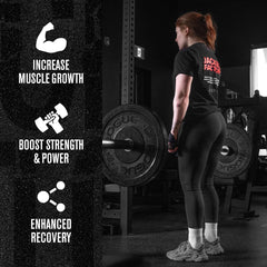 Jacked Factory etiqueta con lista de ingredientes y dosis clara