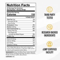 Jacked Factory etiqueta nutricional en detalle, transparencia y pureza