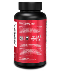 Jacked Factory etiqueta nutricional legible mostrando ingredientes clave