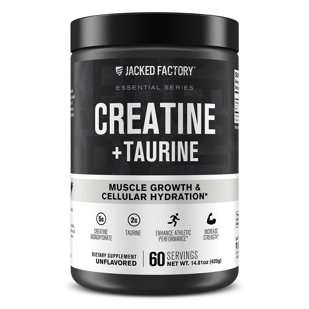 Jacked Factory envase frontal mostrando fuerza y claridad de ingredientes