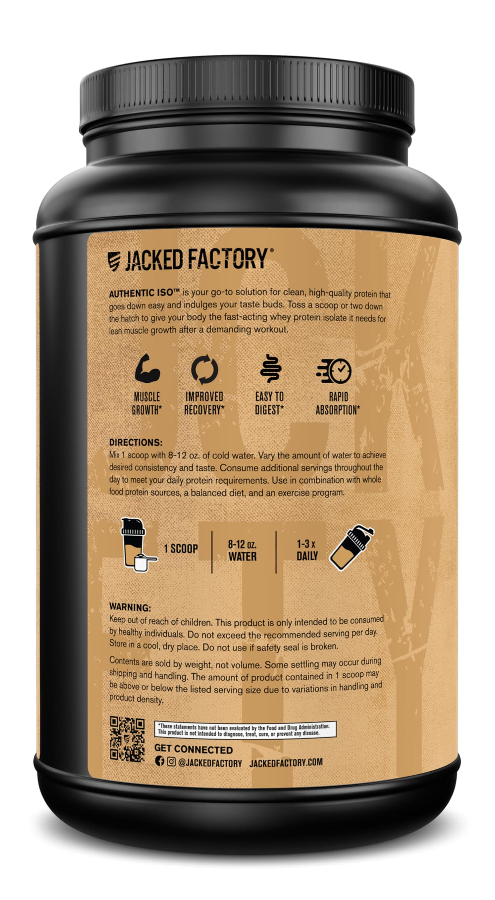 Jacked Factory imagen de pasto y ganado, evidencia de origen grass-fed saludable
