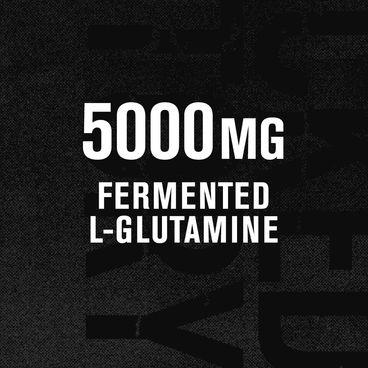 Textura del polvo de Jacked Factory L-Glutamine, mezcla instantánea y sin grumos