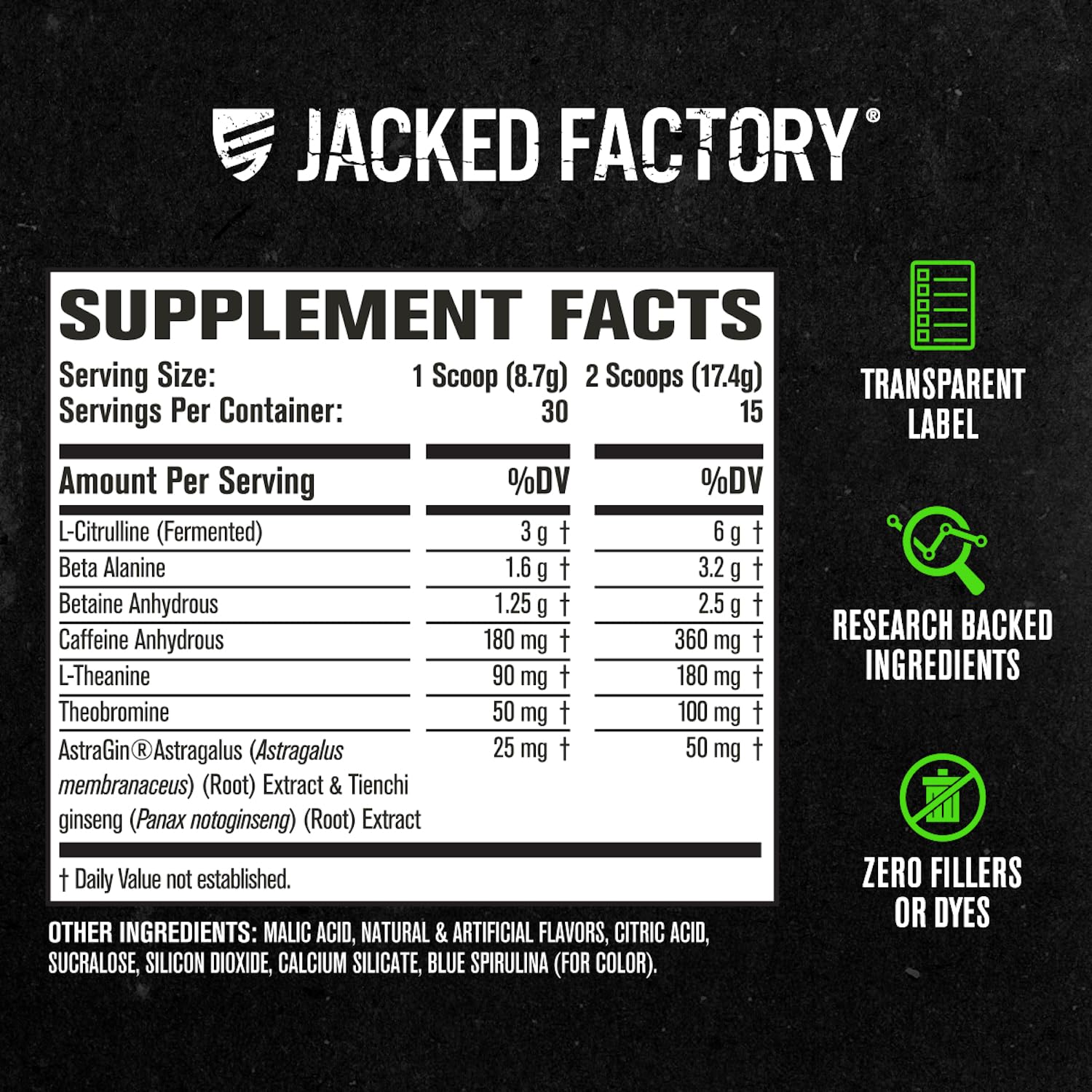 Jacked Factory nitrosurge comparación de tamaño con manzana para escala