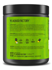 Jacked Factory vaso con sabor piña mango mostrando atractivo y mezcla