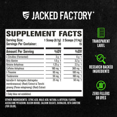 Jacked Factory NITROSURGE presentación de 30 servicios para control de porciones
