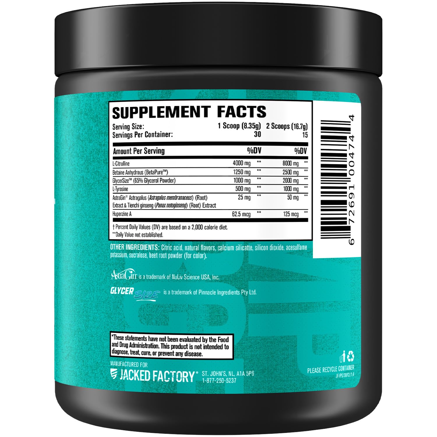 Escena lifestyle de entrenamiento con Pumpsurge, Jacked Factory enfoque y recuperación