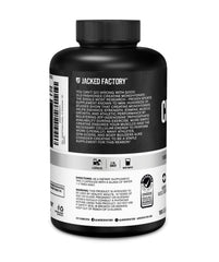 Jacked Factory sello cGMP en envase para resaltar control de calidad