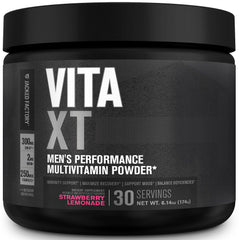 Jacked Factory Vita XT vista frontal del envase mostrando etiqueta y diseño