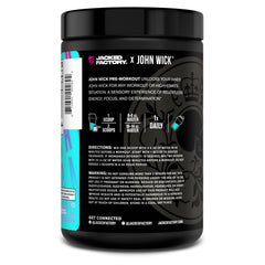 Jacked Factory Wick Mode detalle del sabor Baba Yaga Blue Raz frutal intenso