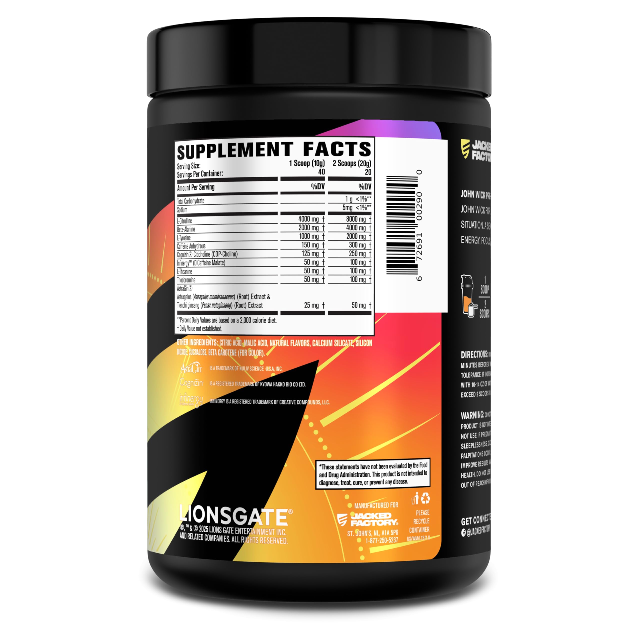Jacked Factory Wick Mode escena estilo vida con sabor tropical refrescante