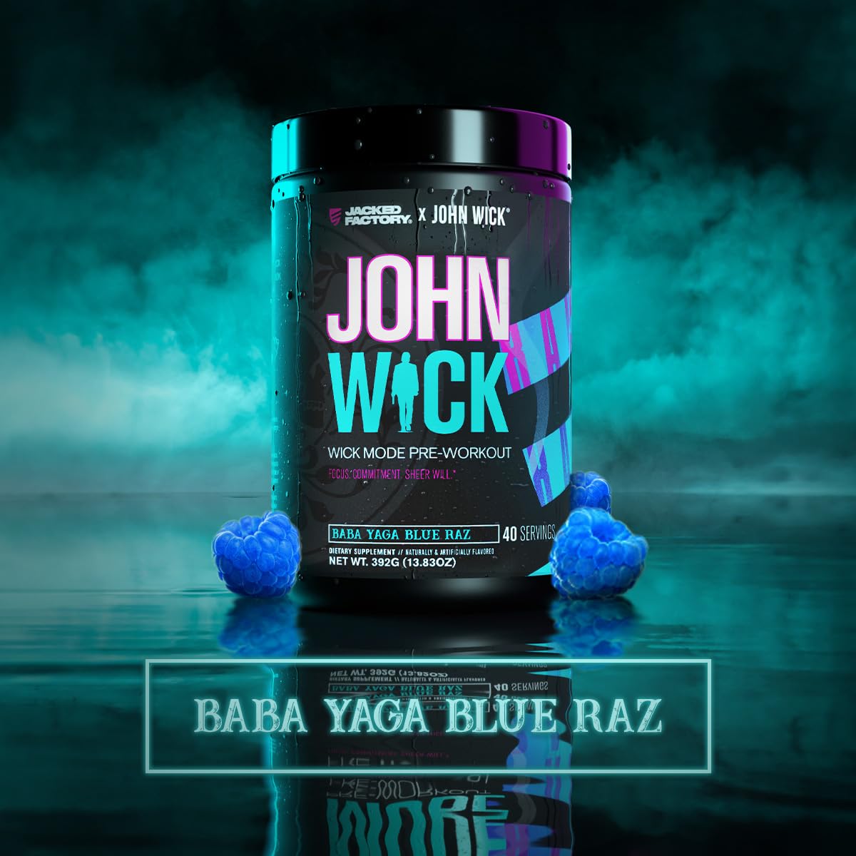 Jacked Factory Wick Mode polvo azul textura fina para mezclas rápidas