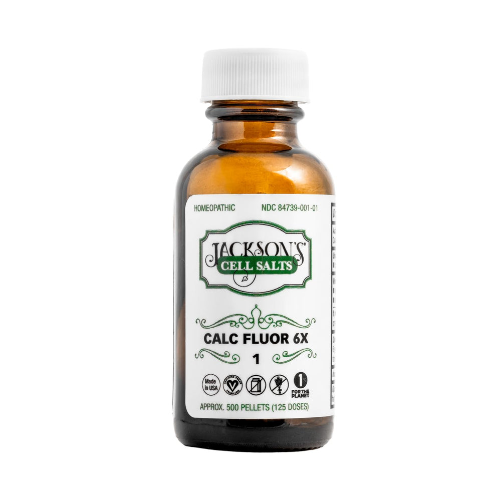 Jackson's frasco ámbar con 500 pellets y protección de la luz