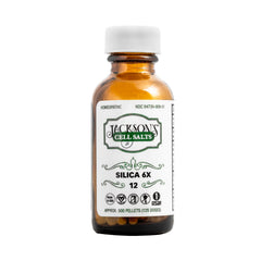 Jackson's Silicea 6X vista frontal con envase ámbar y beneficio conservación