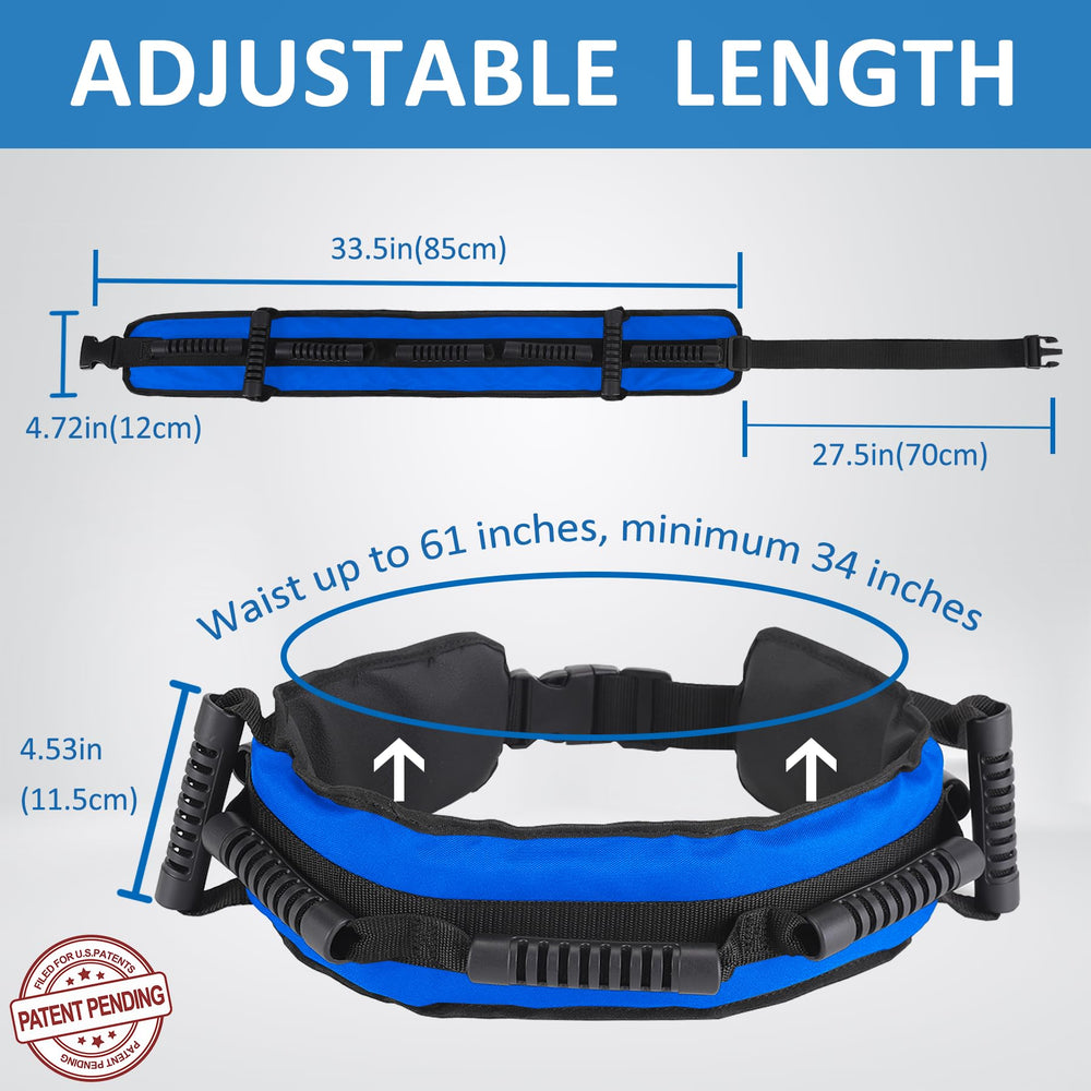 Jacobable primer plano de las siete asas acolchadas para agarre seguro