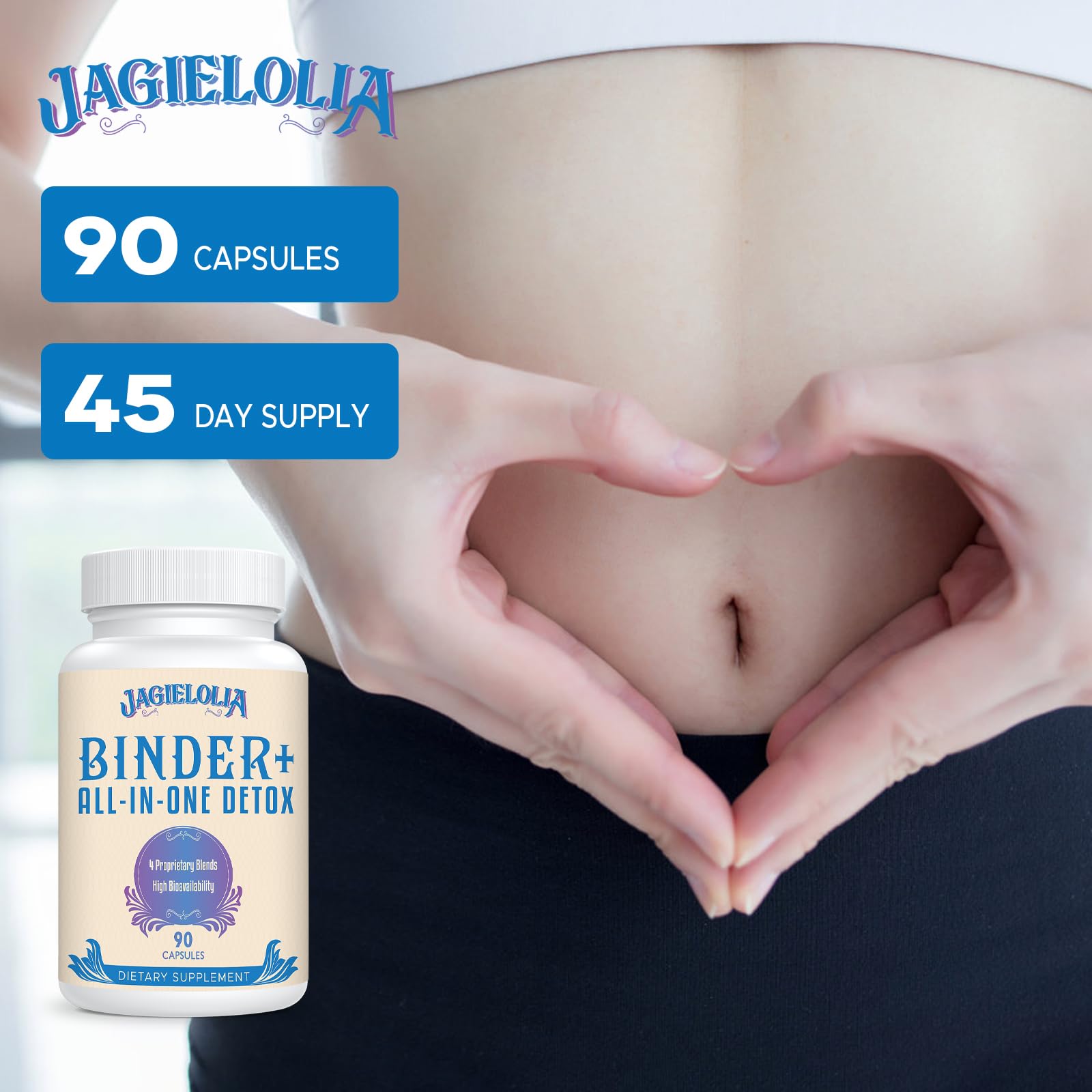 Jagielolia bote en ambiente natural enfatizando limpieza y pureza