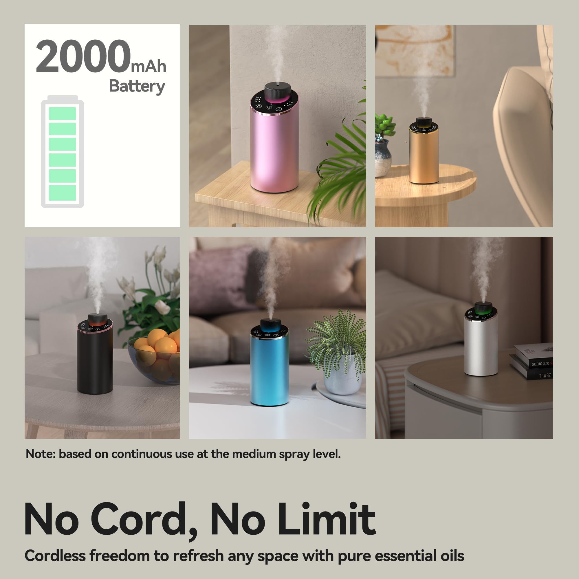 JAHUYU puerto USB-C y batería visibles, recarga rápida para uso prolongado
