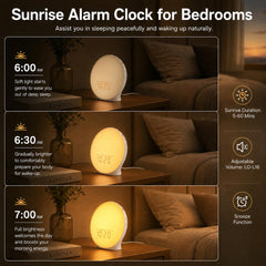 JALL simulación de amanecer iluminando gradualmente la habitación