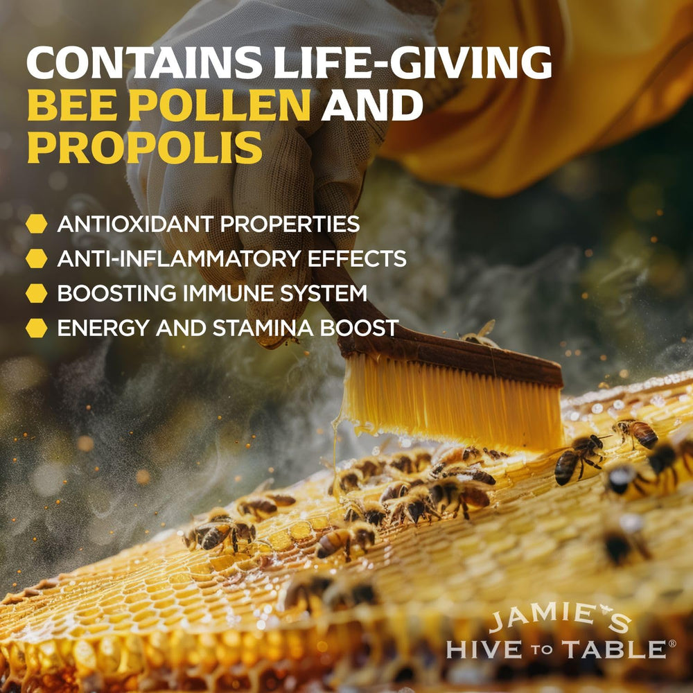 Jamie’s Hive to Table en mesa de desayuno para inspirar recetas saludables