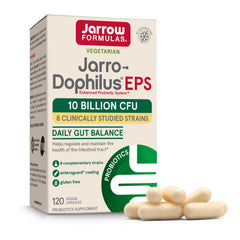Jarrow Formulas frente del empaque mostrando el producto y beneficios