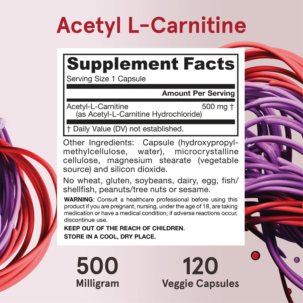 Jarrow Formulas etiqueta nutricional legible con información de 500 mg