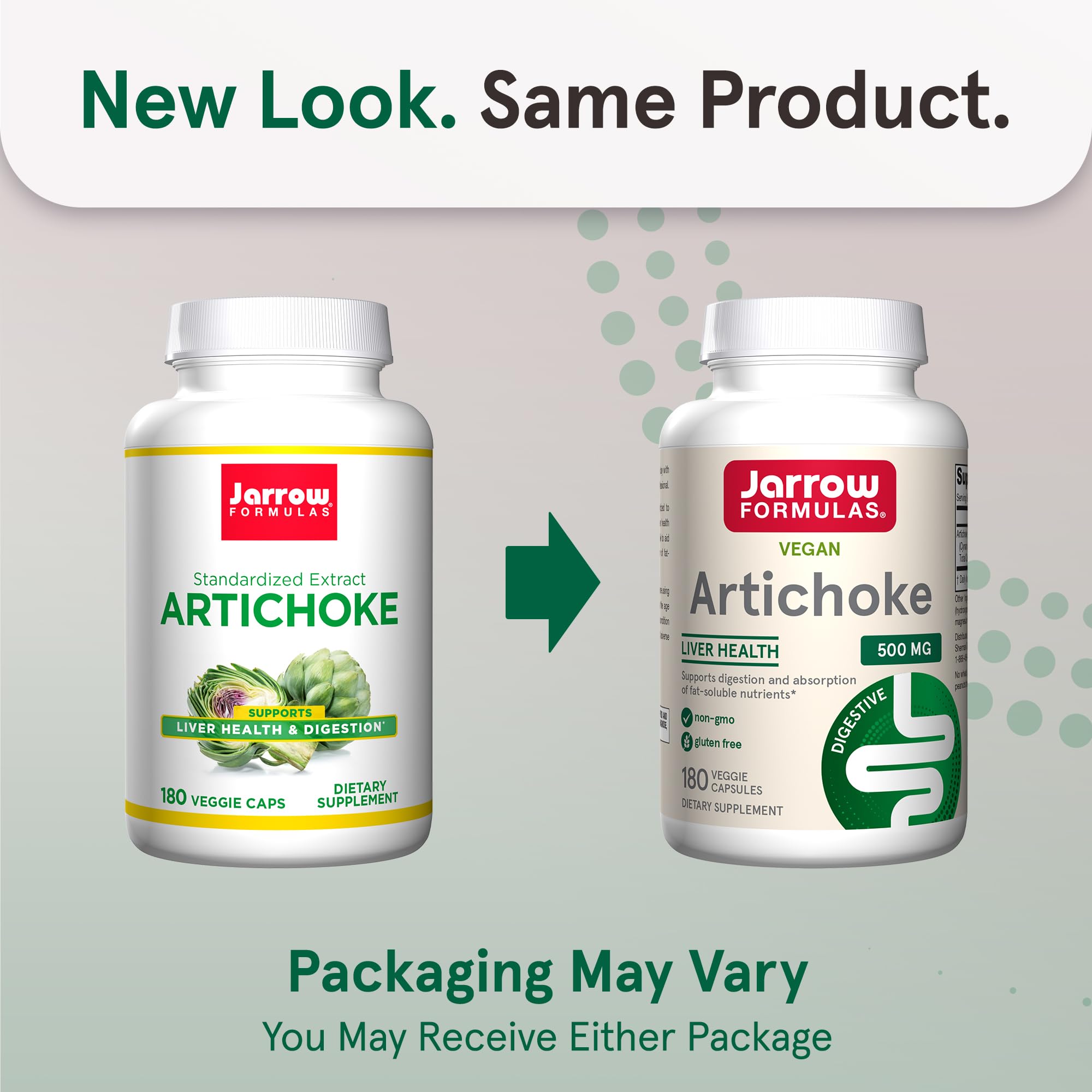 Jarrow Formulas frasco abierto con cápsulas vegetales y fácil dosificación