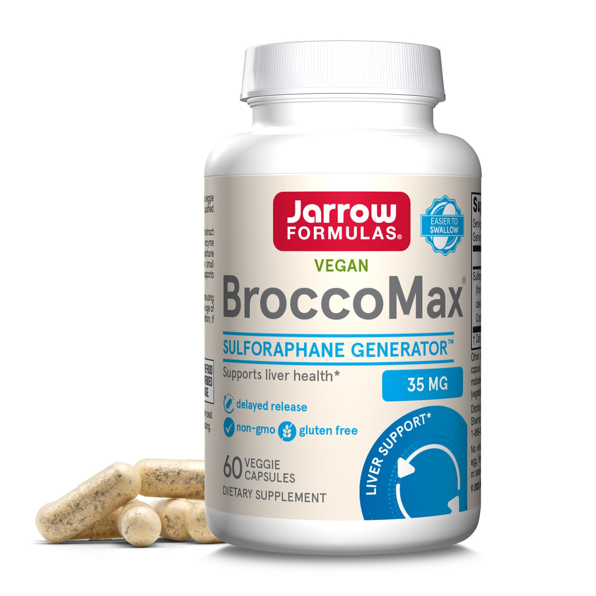 Jarrow Frasco frontal mostrando etiqueta clara y beneficios