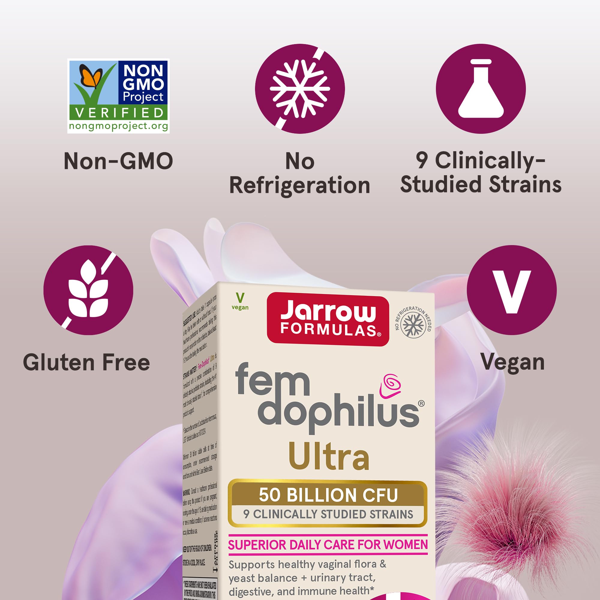 Jarrow Formulas cápsula junto a una regla para mostrar el tamaño real