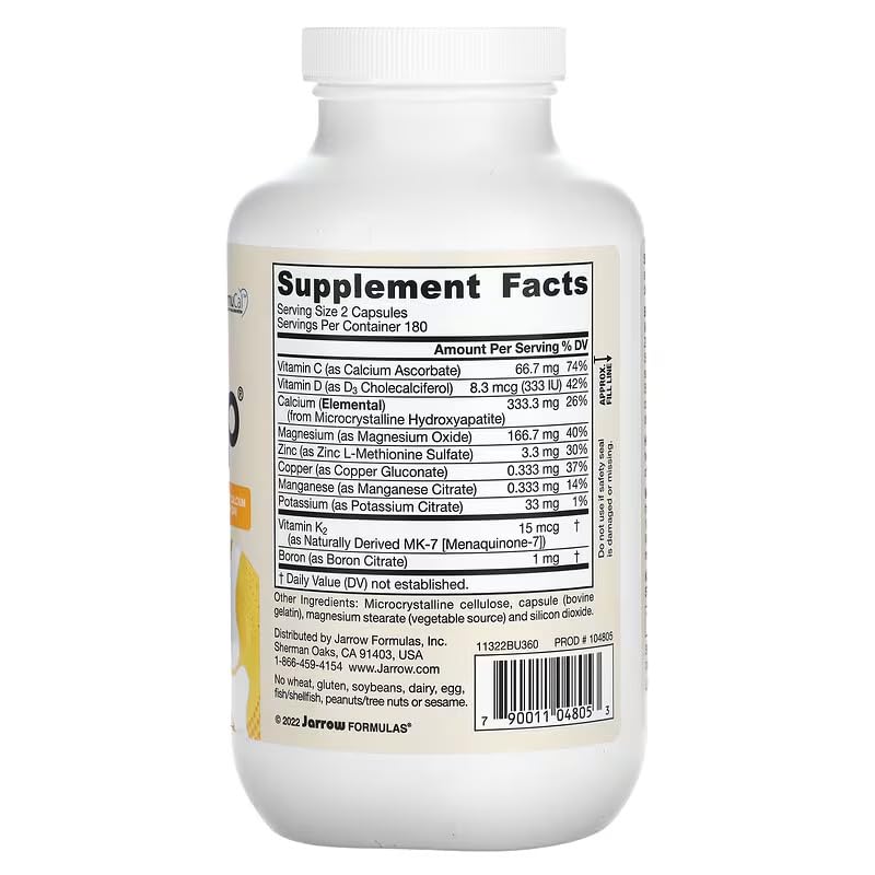 Jarrow Formulas cápsula abierta mostrando contenido y absorción mejorada