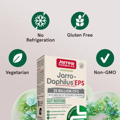 Jarrow Formulas cápsula en mano para comparar tamaño y facilidad de ingestión